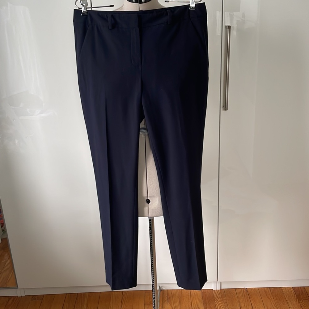 T TAHARI Pantsuit Pants in Navy Blue Size-10